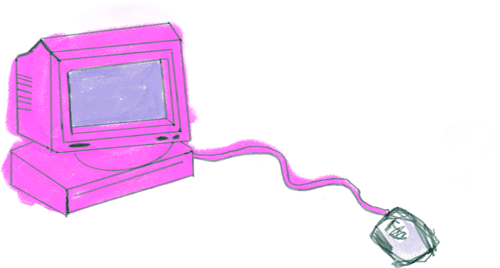 pink computer