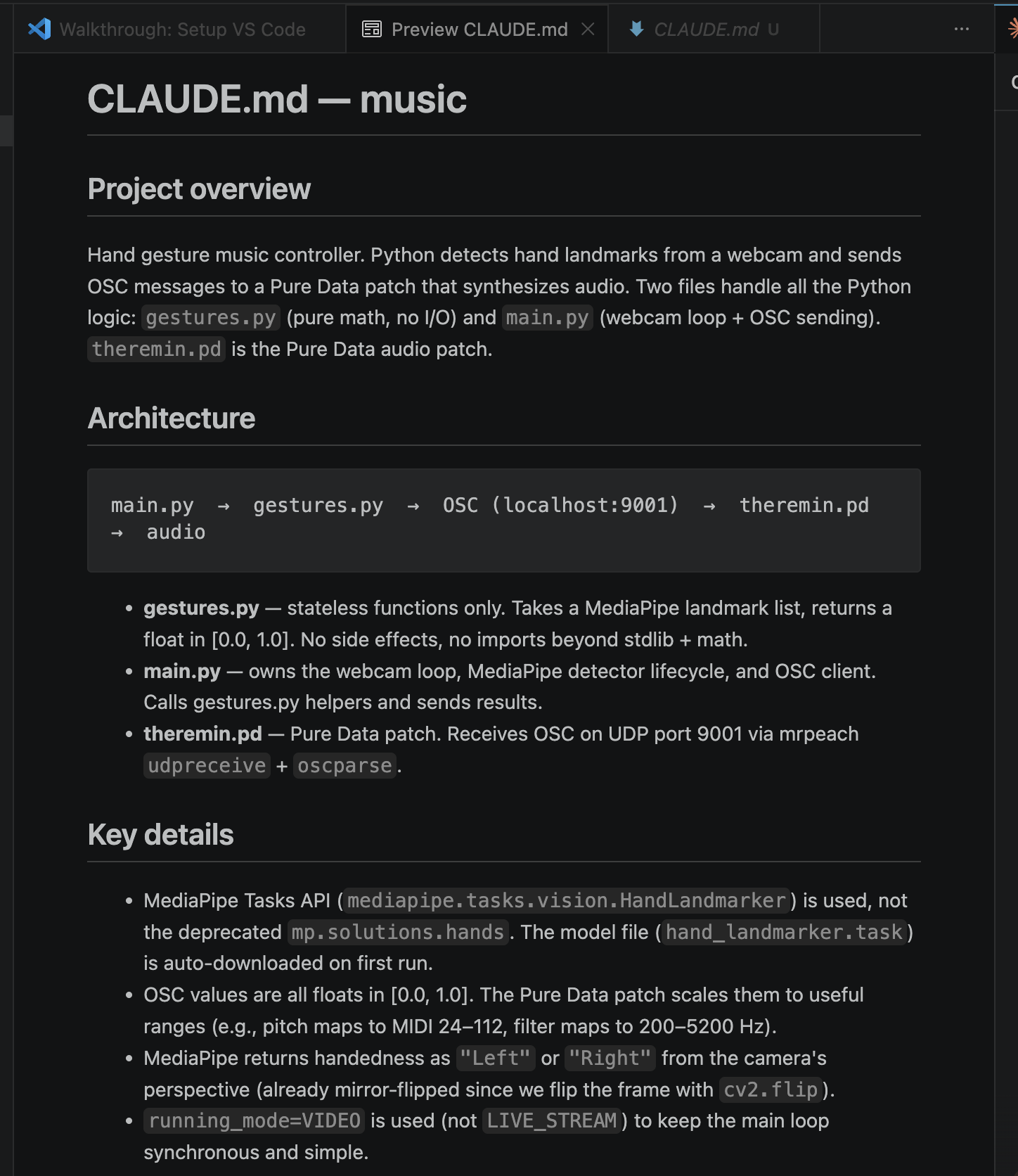 Claude Code setup