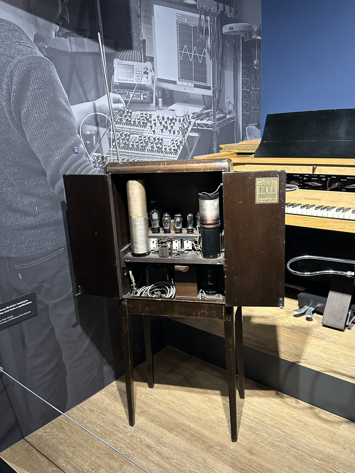 Theremin at the Making Music Museum in Carlsbad